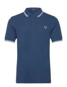 Twin Tipped Fp Shirt Navy Fred Perry
