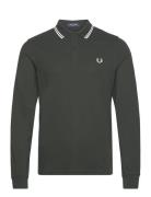 Ls Twin Tipped Fp Shirt Khaki Fred Perry