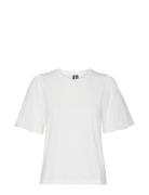 Vmemily Ss O-Neck Top Jrs Ga White Vero Moda