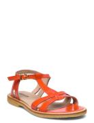 Sandals - Flat Red ANGULUS