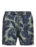 Onsted Life Swim Short Flower Aop 2 Green ONLY & SONS