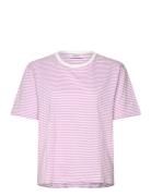 Mschhadrea Tee Stp Pink MSCH Copenhagen