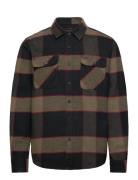 Bowery L/S Flannel Black Brixton