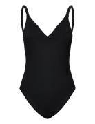 Emblem Bikini Wirefree Triangle Spacer Swimsuit Black Chantelle Beach