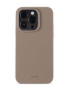 Silic Case Iph 15 Pro Brown Holdit