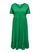 Carmay Life S/S Peplum Calf Dress Jrs Green ONLY Carmakoma