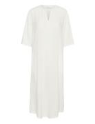 Kamilia Kaftan Dress White Kaffe