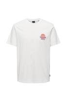 Onskye Reg Photo Ss Tee White ONLY & SONS