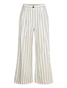 Cc Heart Lina Loose Pants In Linen Patterned Coster Copenhagen