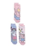 Nmfarra Peppapig 3P Sock Cplg Patterned Name It