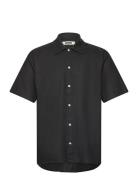 Wbbanks Linen Shirt Black Woodbird