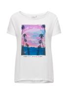 Carketty Life Ss Mix Tee Jrs White ONLY Carmakoma