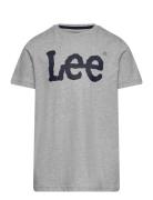Wobbly Graphic T-Shirt Grey Lee Jeans