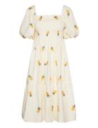 Cheri Fruit Dress Yellow A-View