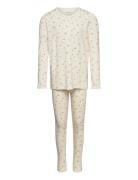 Pyjamas, Girl - Bamboo White Minymo