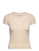 High V Neck Tee Beige Filippa K