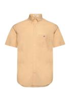 Reg Classic Poplin Ss Shirt Yellow GANT