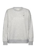 Rel Shield C-Neck Sweat Grey GANT