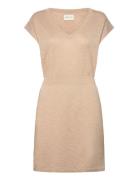 Linen Blend Dress Beige GANT