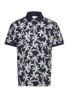 Palm Lei Print Ss Polo Navy GANT