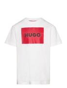 Short Sleeves Tee-Shirt White Hugo Kids