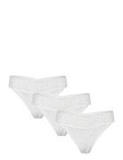 48113Pk - Original Rise Thong - 3 Pack White Hanky Panky