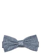 Paisley Silk Bow Tie Blue Portia 1924
