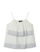 Nlfhyndi Strap Top White LMTD