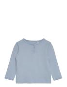 Blouse Ls - Solid Blue Fixoni