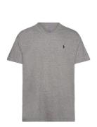 Classic Fit Jersey V-Neck T-Shirt Grey Polo Ralph Lauren