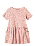 Jersey Dress S/S Birthe Pink Wheat