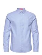 Tjm Slim Stretch Oxford Shirt Blue Tommy Jeans