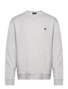 Matteo Organic Cotton Crew Sweatshirt Grey Lexington Clothing