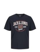 Jjelogo Tee Ss O-Neck 2 Col Aw24 Sn Navy Jack & J S