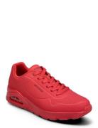 Mens Uno - Stand On Air Red Skechers
