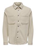 Onsdal Ovr Fleece Ls Shirt Beige ONLY & SONS