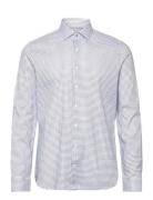 Circle And Cross Print Slim Shirt Blue Michael Kors