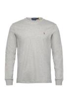 Custom Slim Fit Soft Cotton T-Shirt Grey Polo Ralph Lauren