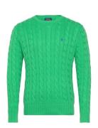 Cable-Knit Cotton Sweater Green Polo Ralph Lauren