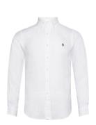 Custom Fit Linen Shirt White Polo Ralph Lauren