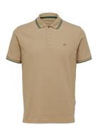 Slhdante Sport Ss Polo Noos Beige Selected Homme