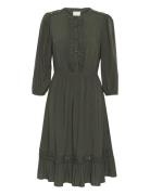 Kafreya Dress Green Kaffe