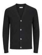 Jjeemil Knit Button Cardigan Noos Black Jack & J S