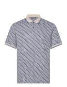 Devon Jacquard Polo Blue J. Lindeberg