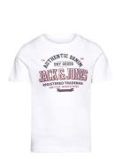 Jjelogo Tee Ss Ck 2Col 24/25 Noos Mni White Jack & J S