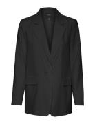 Vmcarmen Ls Loose Blazer Noos Black Vero Moda