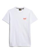 Essential Logo Emb Tee White Superdry