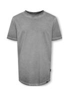 Koboli Washed S/S T-Shirt Jrs Grey Kids Only