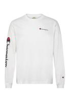 Crewneck Long Sleeve T-Shirt White Champion