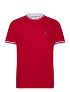 Org Piq Tee Ribbed T Red Original Penguin